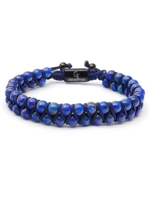 GT Collection Armbånd 'Double-Bead'  blå