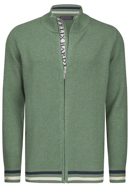 Felix Hardy Cardigan  marin / oliven / hvid