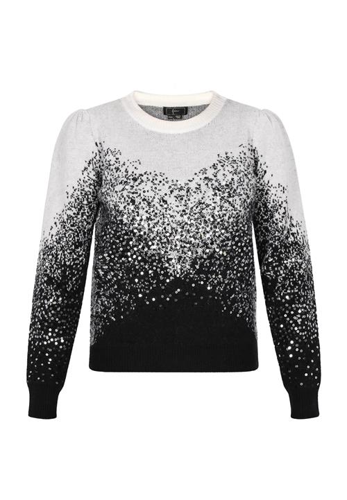 faina Pullover  sort / sølv / hvid