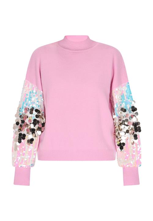 IZIA Pullover  azur / orange / lyserød / sølv