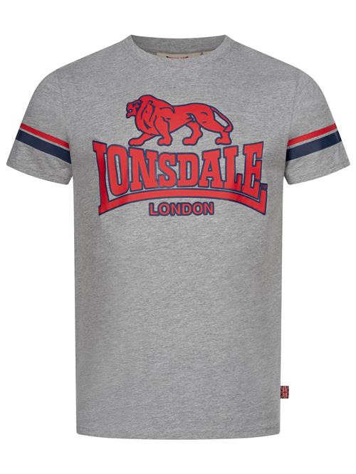 LONSDALE Bluser & t-shirts 'Melthey'  grå / rød / sort