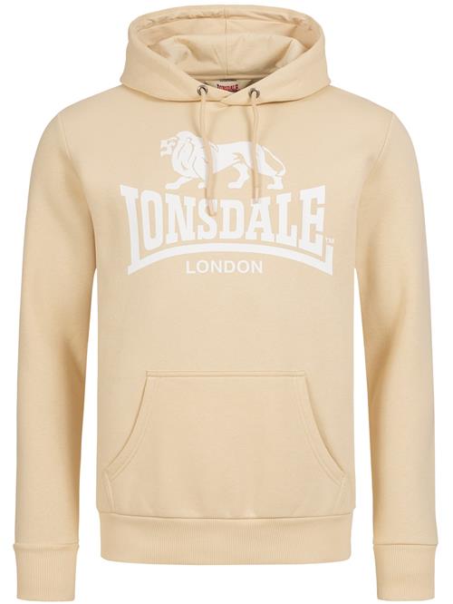 LONSDALE Sweatshirt 'SHERBORNE'  sand / hvid