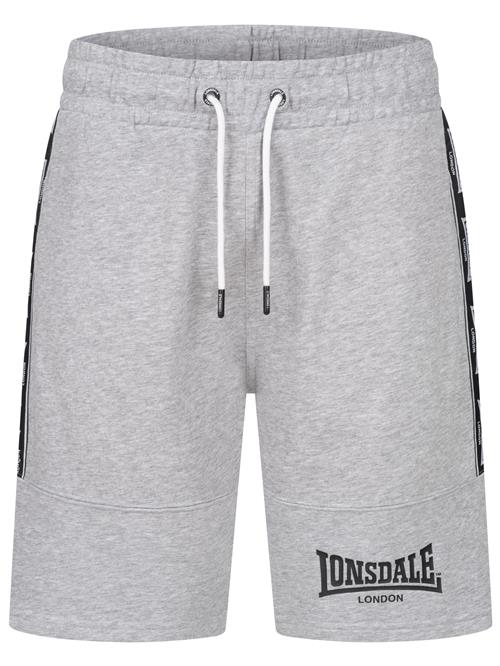 LONSDALE Bukser 'Scarvell'  grå / lysegrå / sort