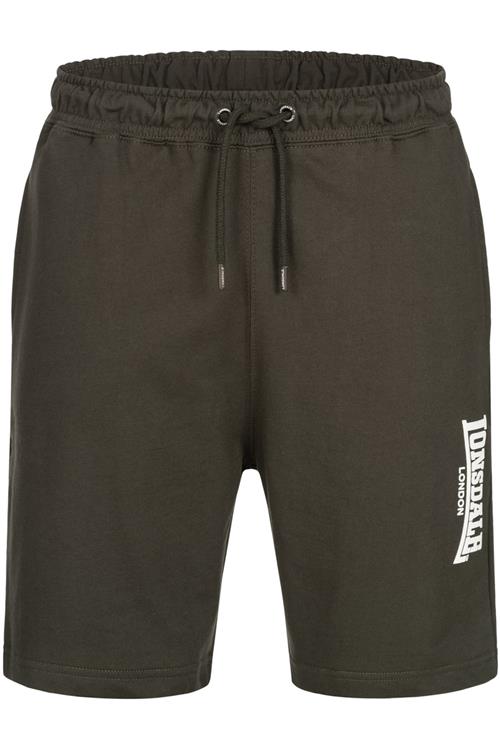 LONSDALE Bukser 'Fringford'  khaki / hvid