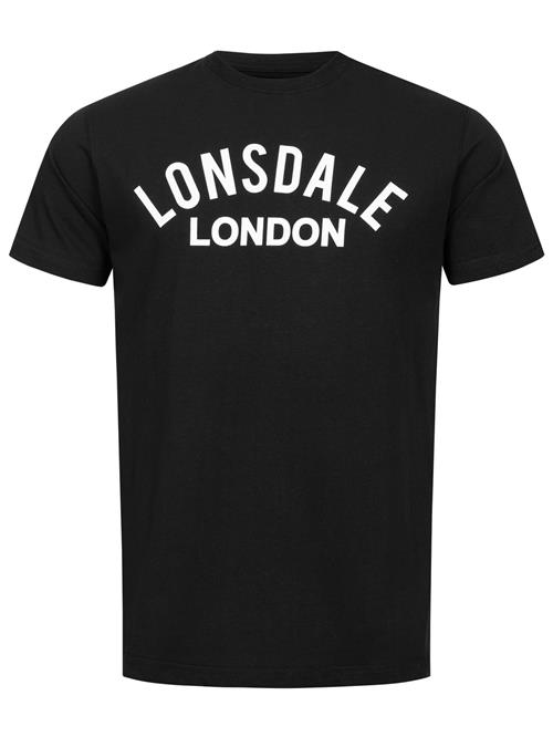LONSDALE Bluser & t-shirts 'Bradfield'  sort / hvid