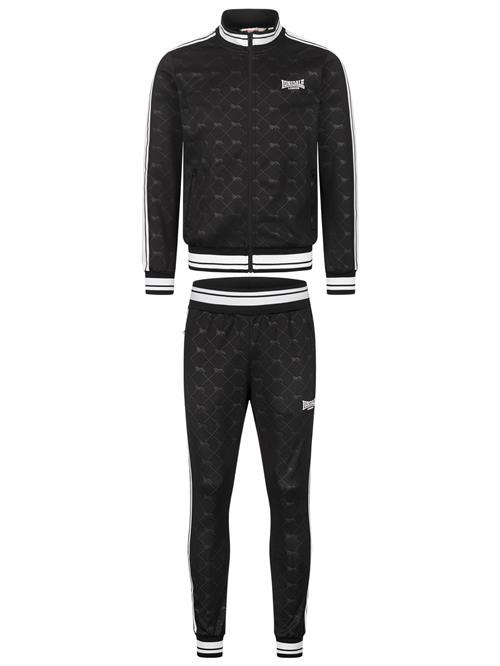 LONSDALE Joggingdragt 'Ashwell'  sort / hvid