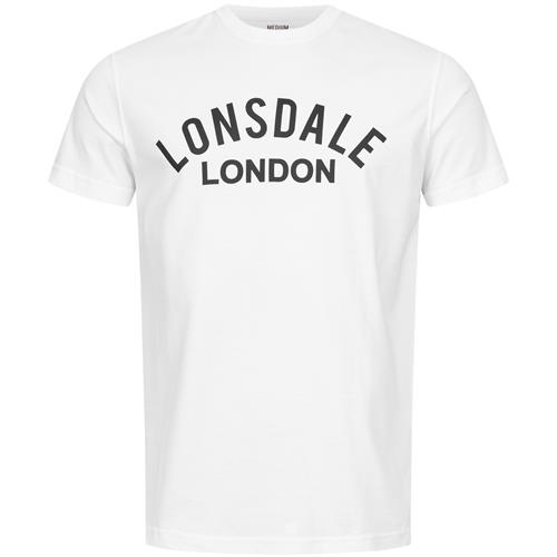 LONSDALE Bluser & t-shirts 'Brafield'  sort / hvid