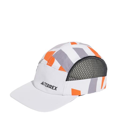 ADIDAS TERREX Sportshætte 'Climacool 5-Panel Graphic'  grå / orange / sort / hvid