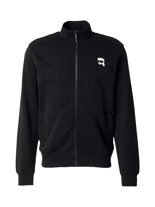 Karl Lagerfeld Sweatjakke  beige / sort / hvid