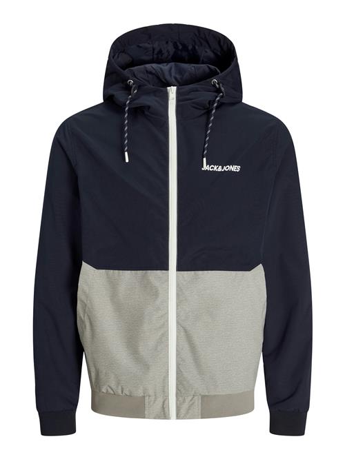 JACK & JONES Overgangsjakke 'JJERush'  navy / grå / hvid