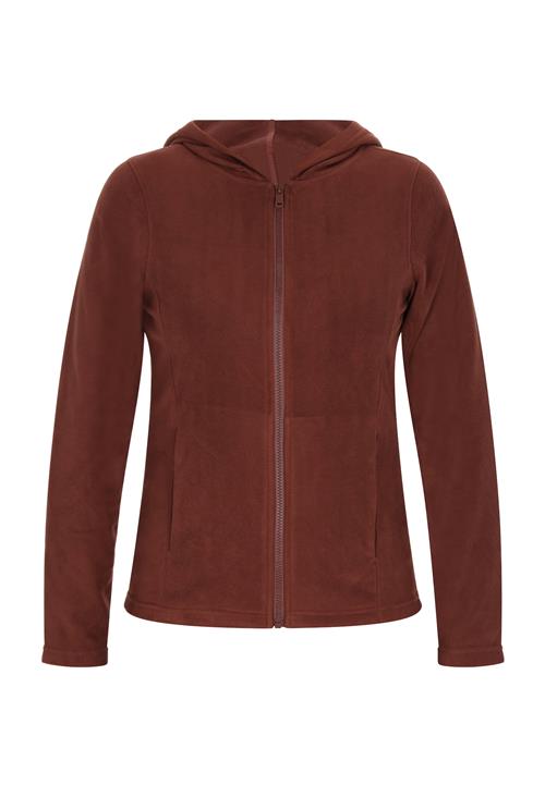 Sidona Fleecejakke  rustbrun