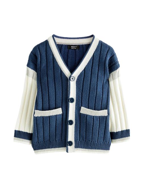 Next Cardigan  navy / grå / hvid