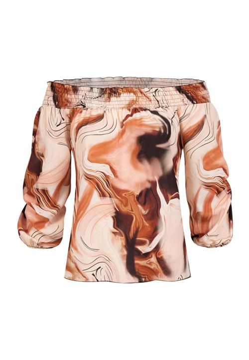 Cloud5ive Bluse  beige / brun