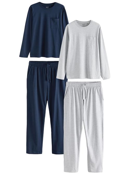 Next Pyjamas lang  navy / grå