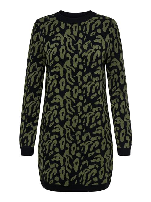 ONLY Strikkjole 'ONLJENNI'  oliven / sort