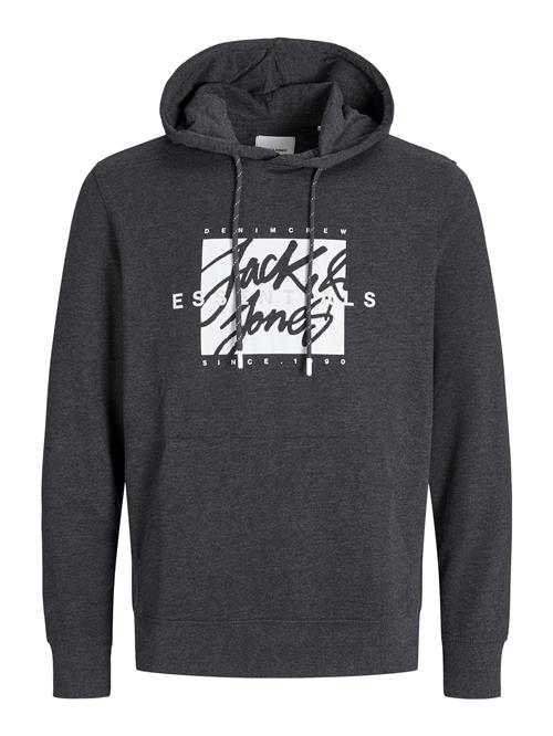 JACK & JONES Sweatshirt  antracit / hvid
