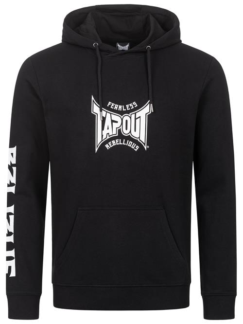 Tapout Sweatshirt 'B3LI3VE'  sort / hvid