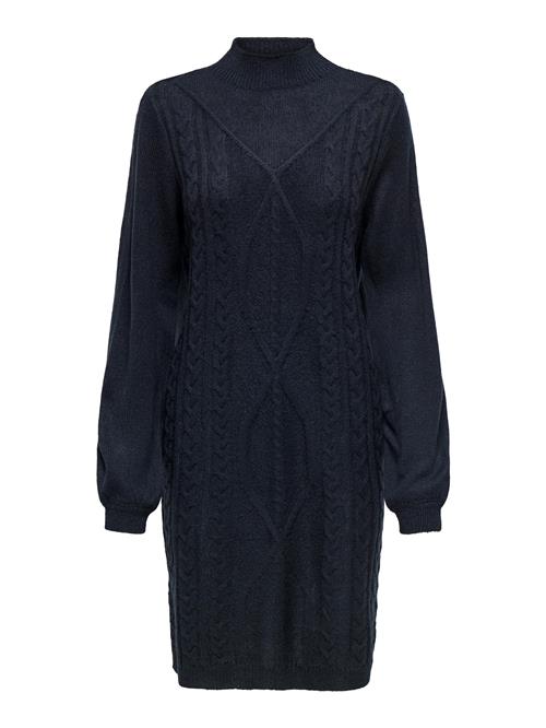 JDY Strikkjole  natblå