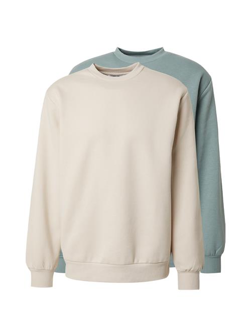 ABOUT YOU Sweatshirt 'Davin'  beige / grøn