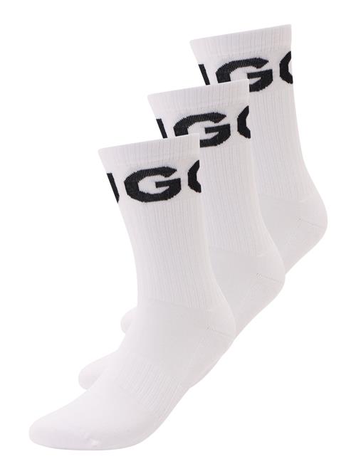 HUGO Sokker 'ICONIC'  sort / hvid