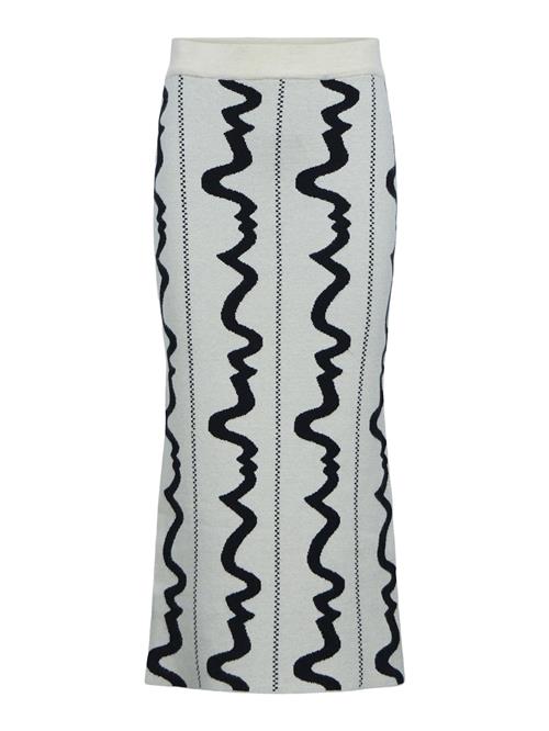 OBJECT Nederdel 'Ray'  grå / sort