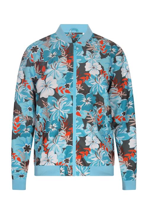 Mo ATHLSR Overgangsjakke  lyseblå / mørkegrå / hummer / offwhite