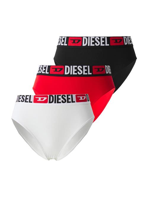 DIESEL Slip  rød / sort / hvid