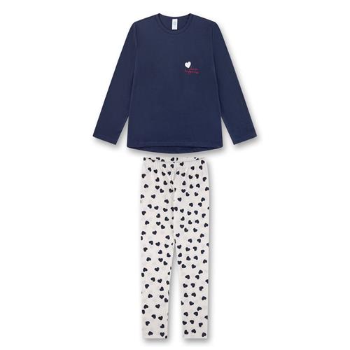 Sanetta Nattøj  mørkeblå / hvid