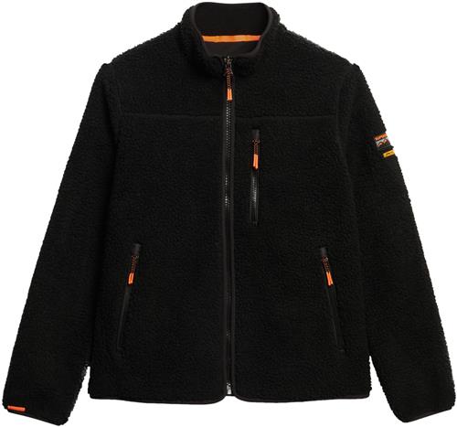 Superdry & Co Fleecejakke  orange / sort