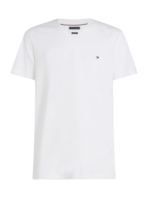 TOMMY HILFIGER Bluser & t-shirts 'ESSENTIAL'  rød / sort / hvid
