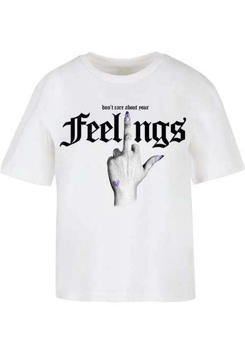 Miss Tee Shirts 'Don't Care'  grå / sort / hvid