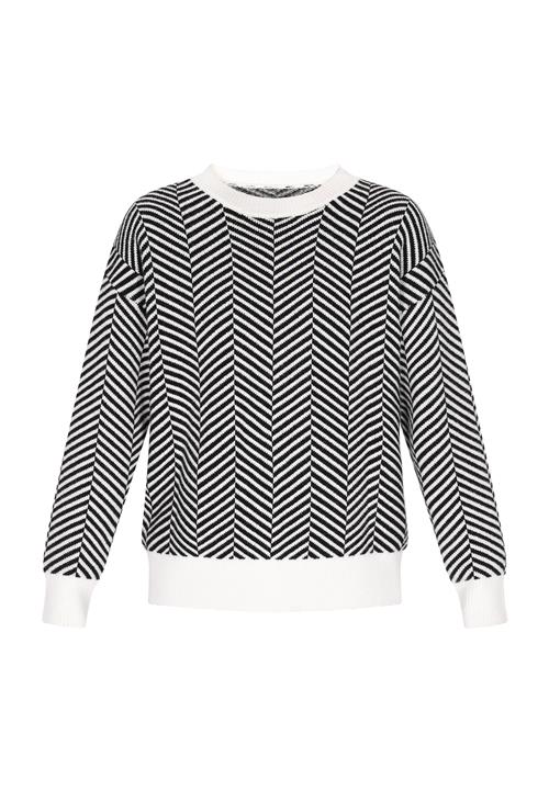 myMo ROCKS Pullover  sort / hvid