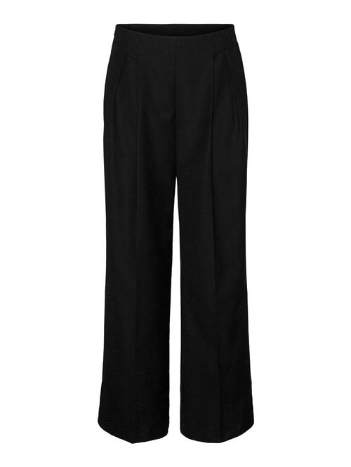 VERO MODA Bukser med lægfolder 'VMHailey'  sort