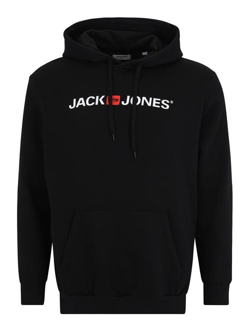 Jack & Jones Plus Sweatshirt  rød / sort / hvid
