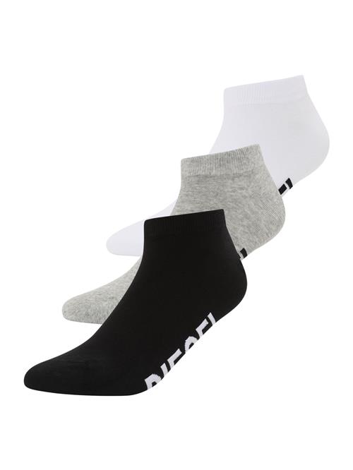 DIESEL Sokker 'SKM-GOST'  grå-meleret / sort / hvid