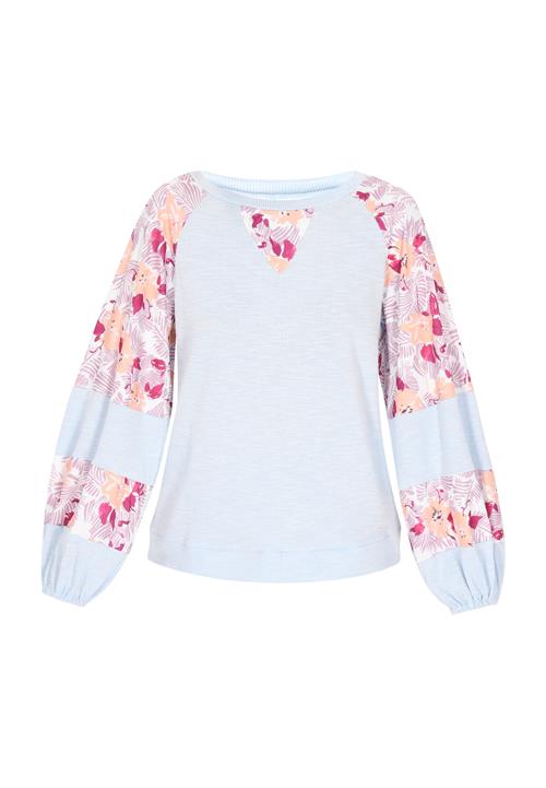 ebeeza Bluse  lyseblå / lysviolet / pastelorange / mørk pink