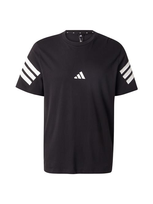 ADIDAS SPORTSWEAR Funktionsskjorte 'Future Icons 3S'  sort / hvid