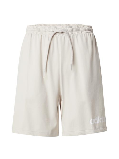 ADIDAS SPORTSWEAR Sportsbukser  lysegrå / hvid