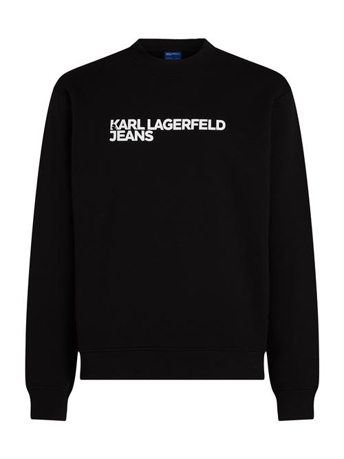 KARL LAGERFELD JEANS Sweatshirt  sort / hvid
