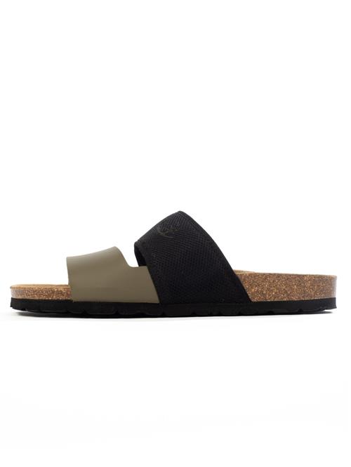 Bayton Pantoletter 'Sora'  oliven / sort