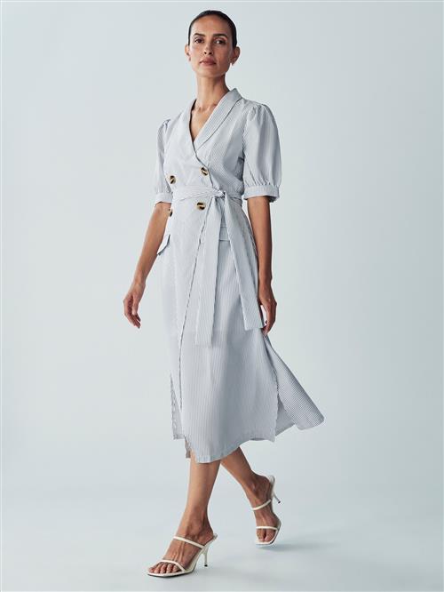 Willa Kjole 'Hampton'  grå / hvid