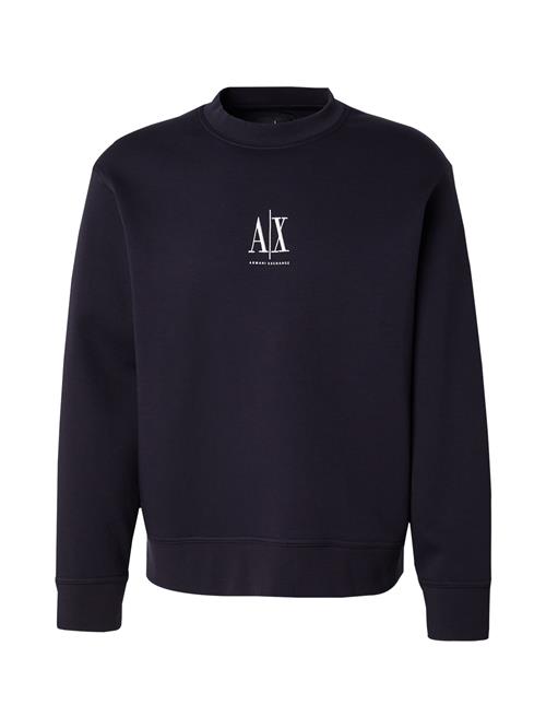 ARMANI EXCHANGE Sweatshirt  navy / hvid