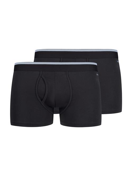 Skiny Boksershorts  røgblå / sort