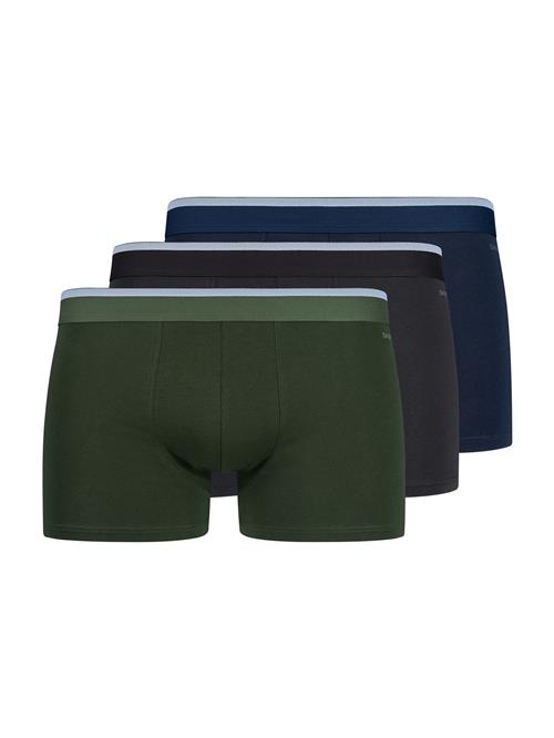 Skiny Boksershorts  mørkeblå / grøn / sort