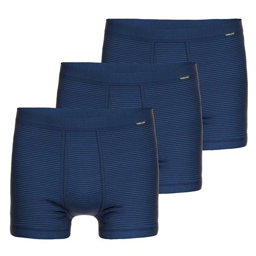 Ammann Boksershorts  mørkeblå / hvid