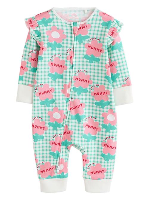 Next Nattøj  smaragd / lyserød / rød / hvid