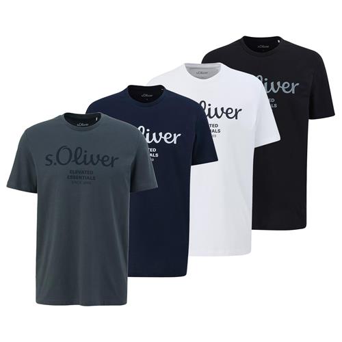s.Oliver Bluser & t-shirts  navy / gran / sort / hvid