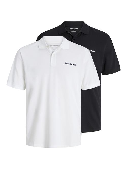 JACK & JONES Bluser & t-shirts  sort / perlehvid