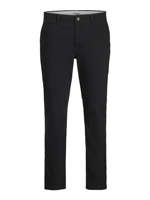 JACK & JONES Lærredsbukser  sort
