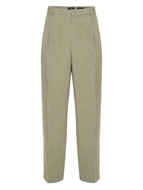 Antioch Bukser med lægfolder  khaki